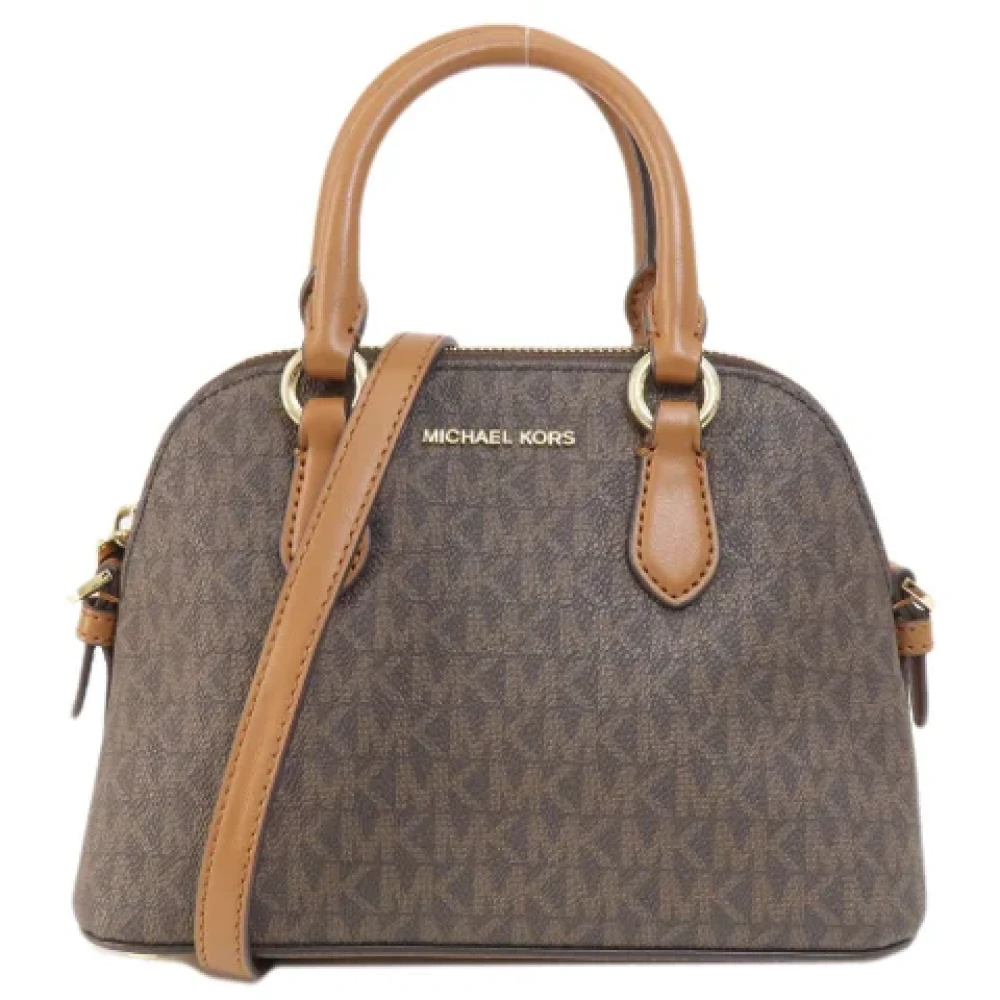 Michael Kors Pre-owned Plastic handbags Brown Dames