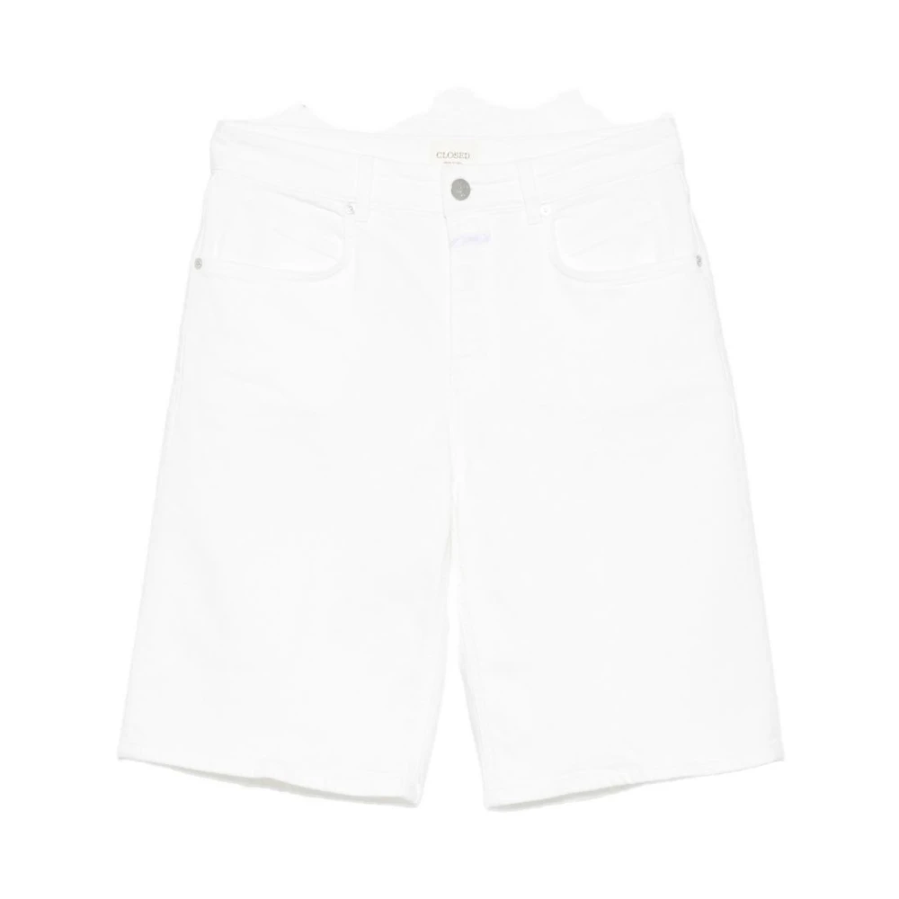 Closed Women's White Denim Shorts, W26, Denim Shorts