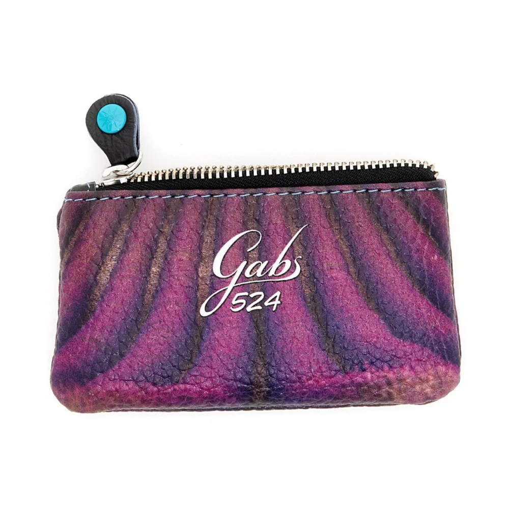 Gabs Vrouw Purper Kleurrijke Rits Sleutelhanger