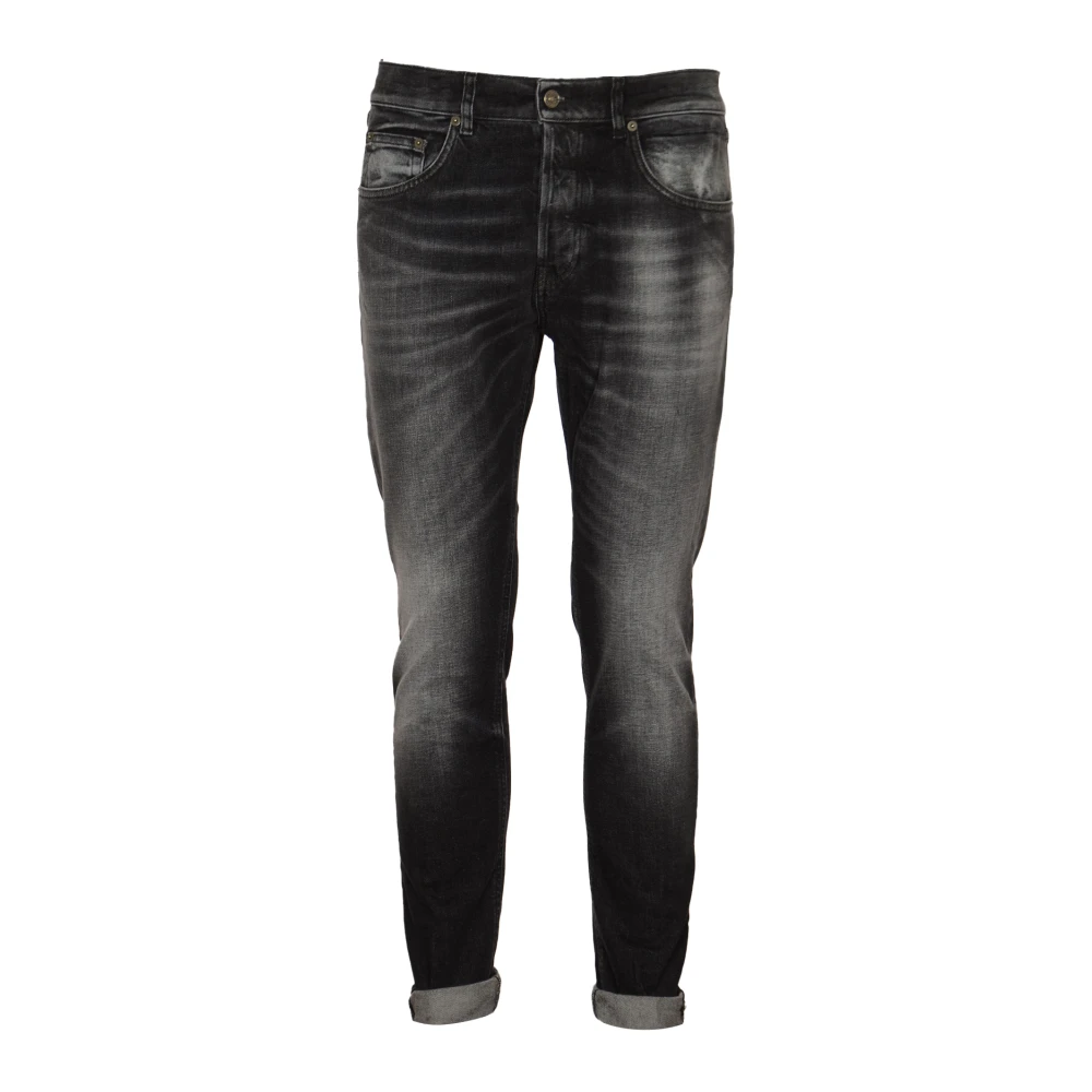 Dondup Zwarte Iconische Jeans Black Heren