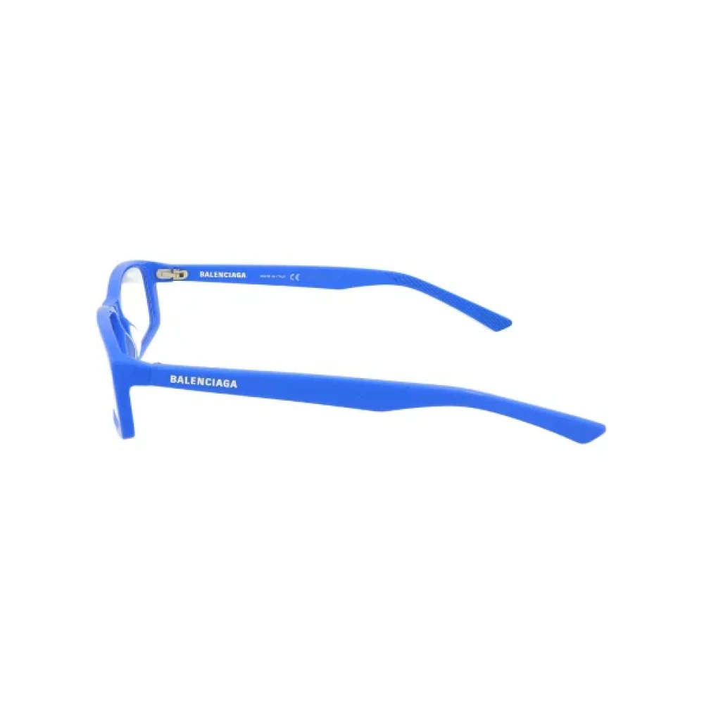 Balenciaga Transparante Acetaat Zonnebril Blue Unisex