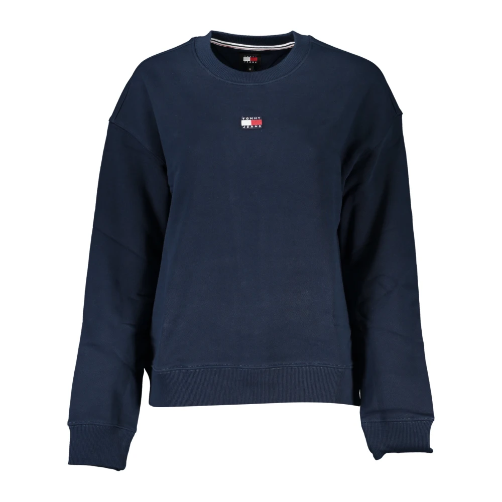 Tommy Hilfiger Blue Cotton Women Sweatshirt - S - Image 2
