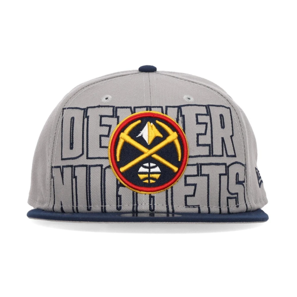 new era Platte Klep Snapback NBA Draft 950 Denver Nuggets Gray Heren