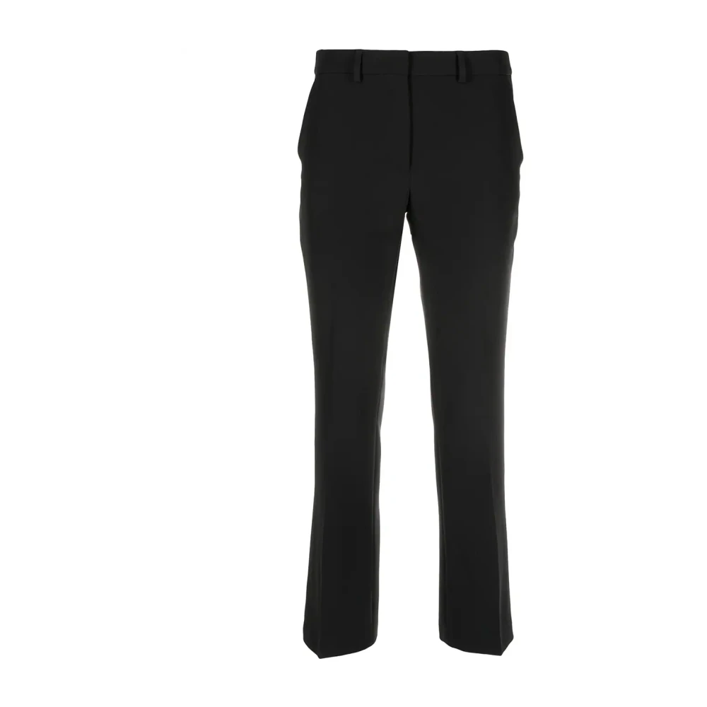 Seventy Leather Trousers Black Dames