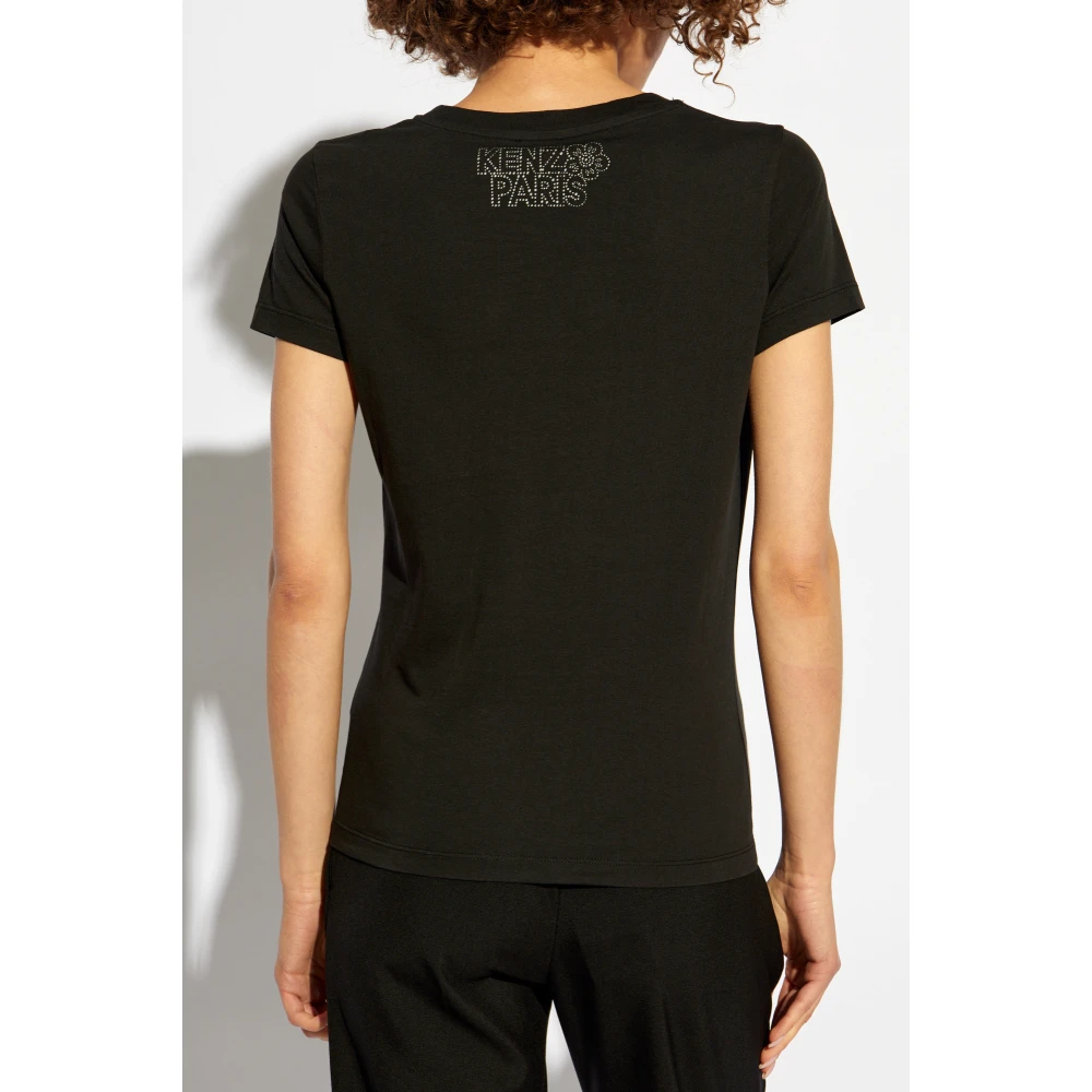 Kenzo T-shirt met print Black Dames