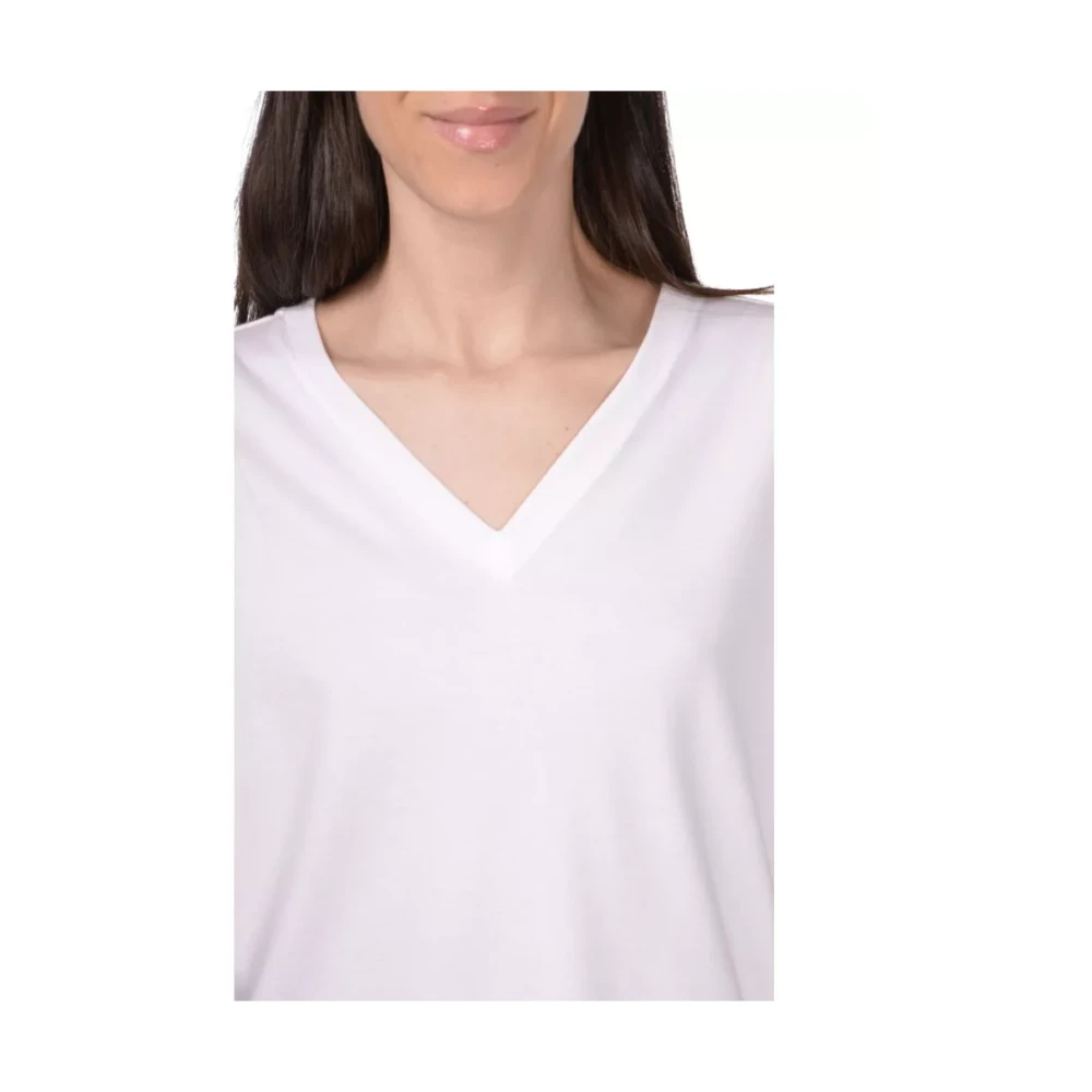 Gran Sasso Katoenen T-shirt White Dames
