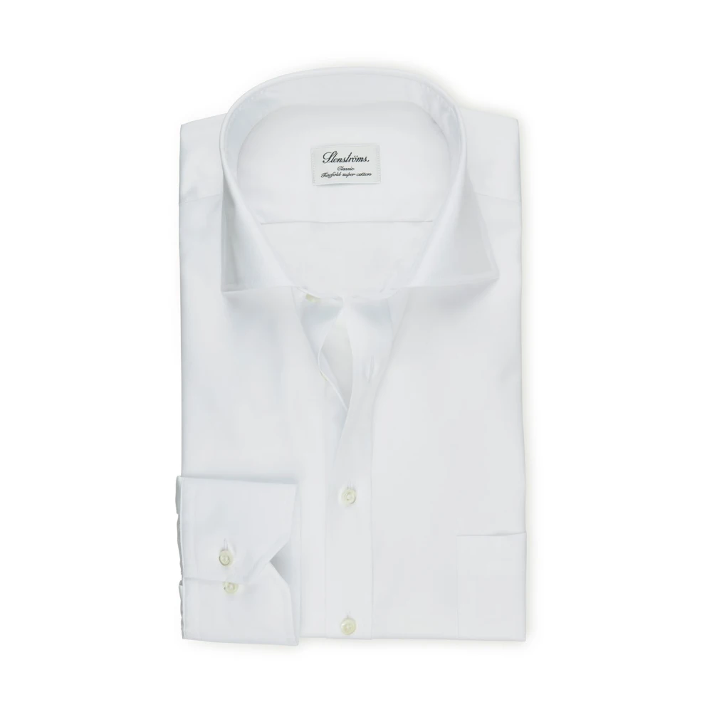 Hvit Clic Shirt Superior Twill Skjorte