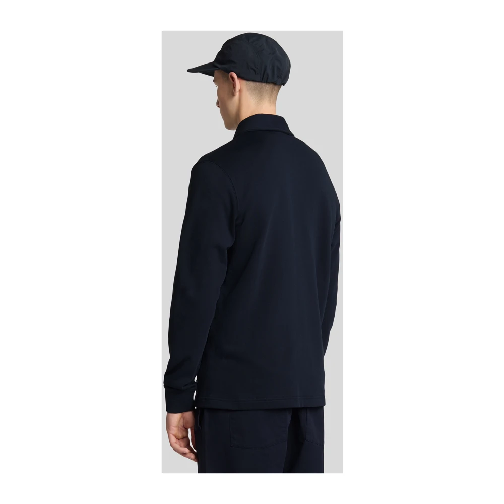 Lyle & Scott Mid Layers Emblem Loopback Kraag Track Jacket Blue Heren