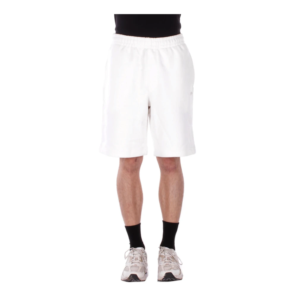 Lacoste Uomo Bianco Pantaloncini, M, New,