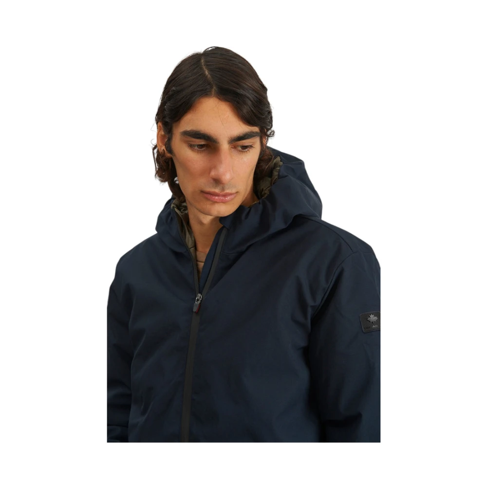 Canadian Classics Korte Parka Jas Blue Heren