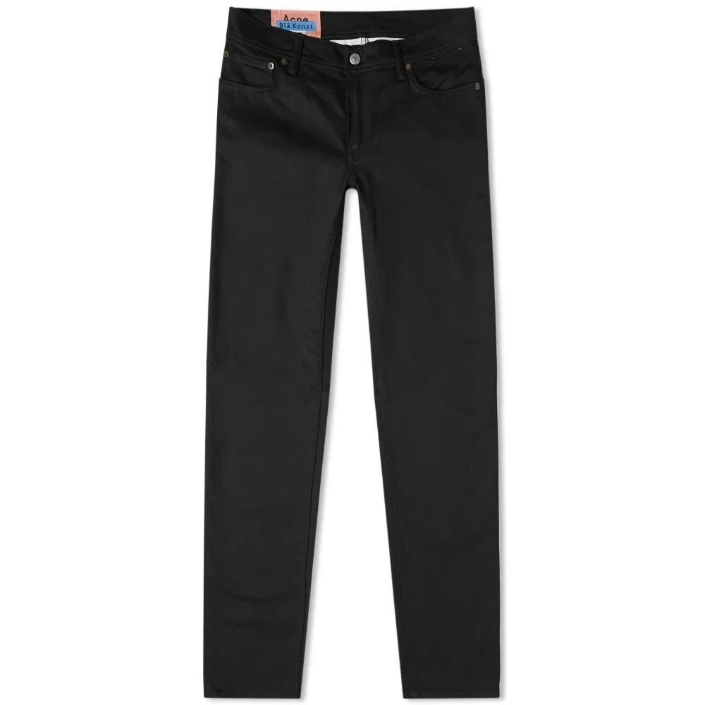 Acne Studios Stay Black Jeans Black, Herr