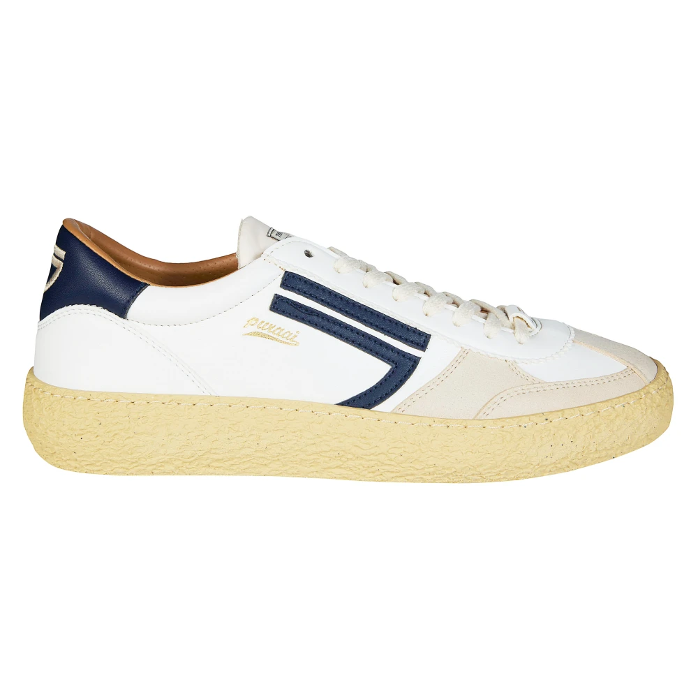 Puraai Vintage Vegan Soft Leather Heren Schoenen Wit