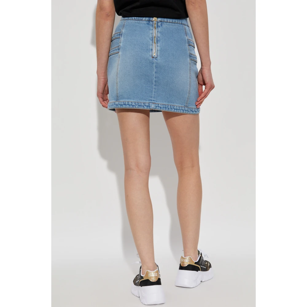 Versace Jeans Couture Denim rok Blue Dames
