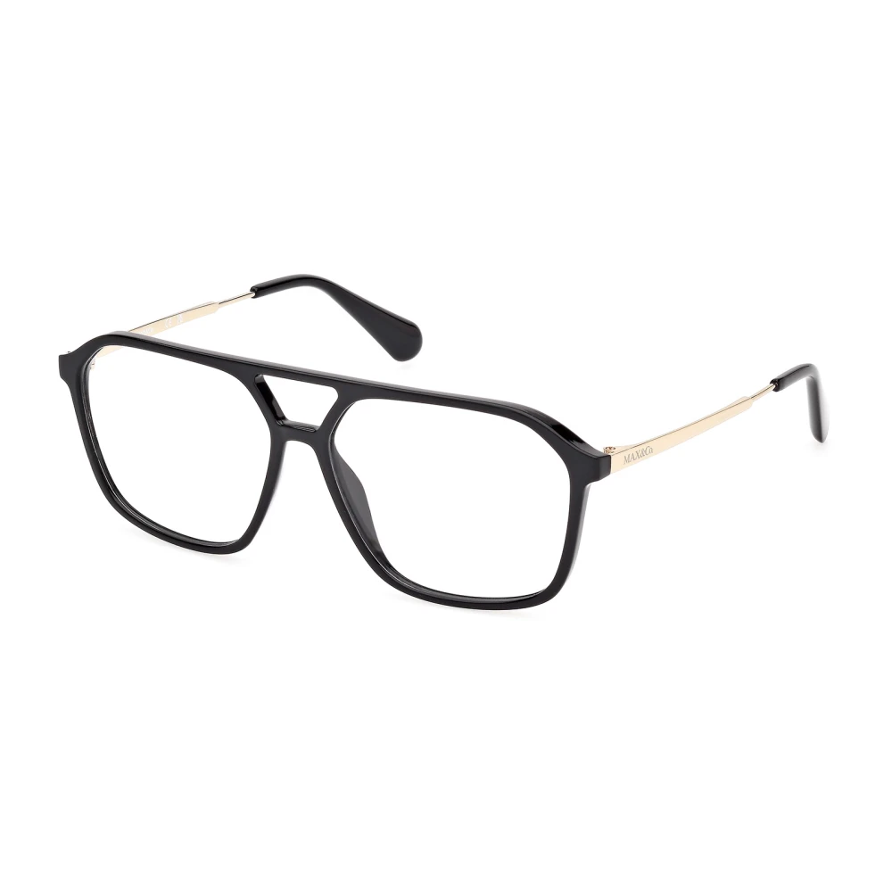 Max & Co Black Glasses, Female, 56 Mm, Optical Frame