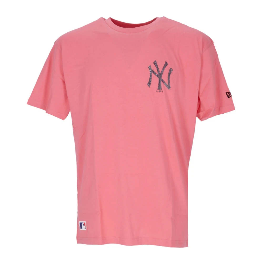 New era MLB Achterlichaam Infill Print Tee Pink Heren