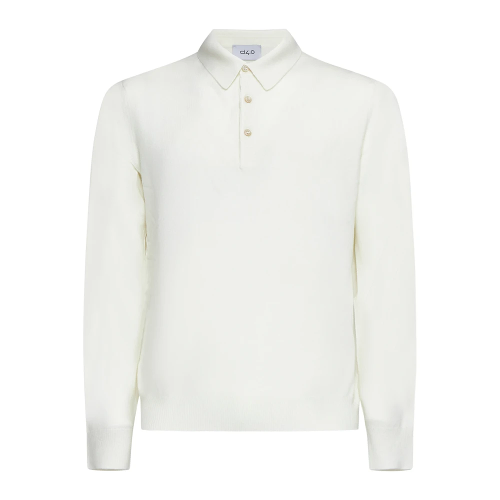D4.0 Witte Sweaters voor Mannen White Heren
