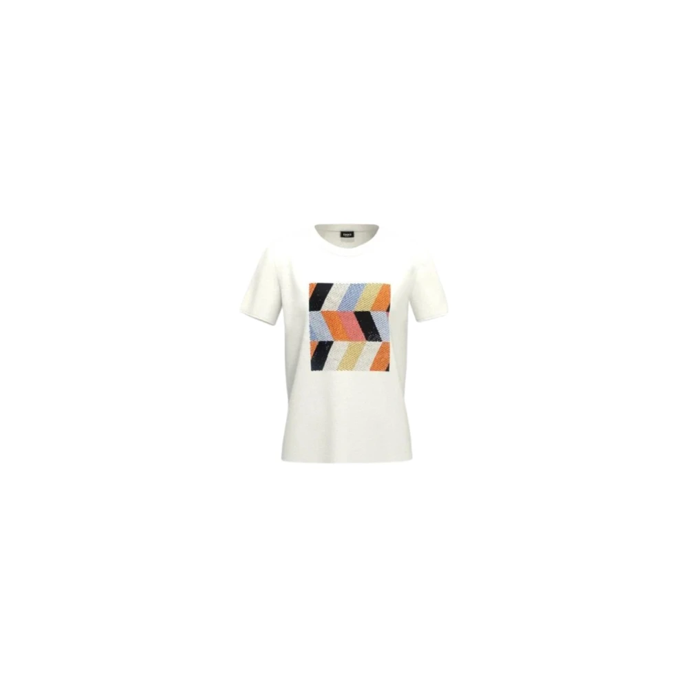 Marella Brezza Casual T-shirt White Dames