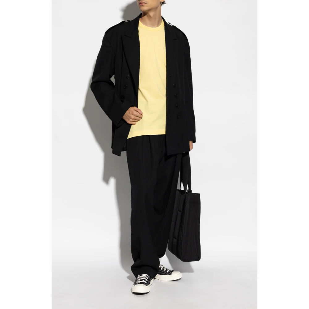 Comme des Garçons T-shirt met logo Yellow Heren