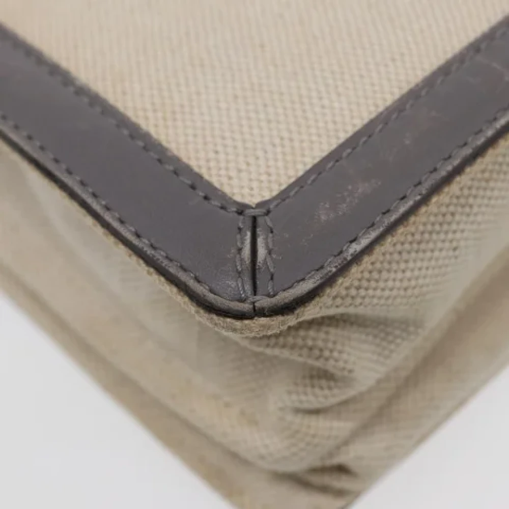 Balenciaga Vintage Pre-owned Canvas balenciaga-bags Beige Dames