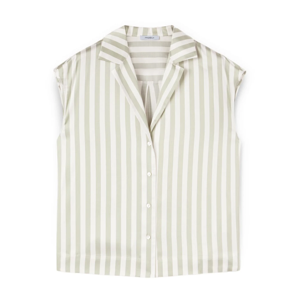 Motivi Gestreepte Kimono Blouse Multicolor Dames