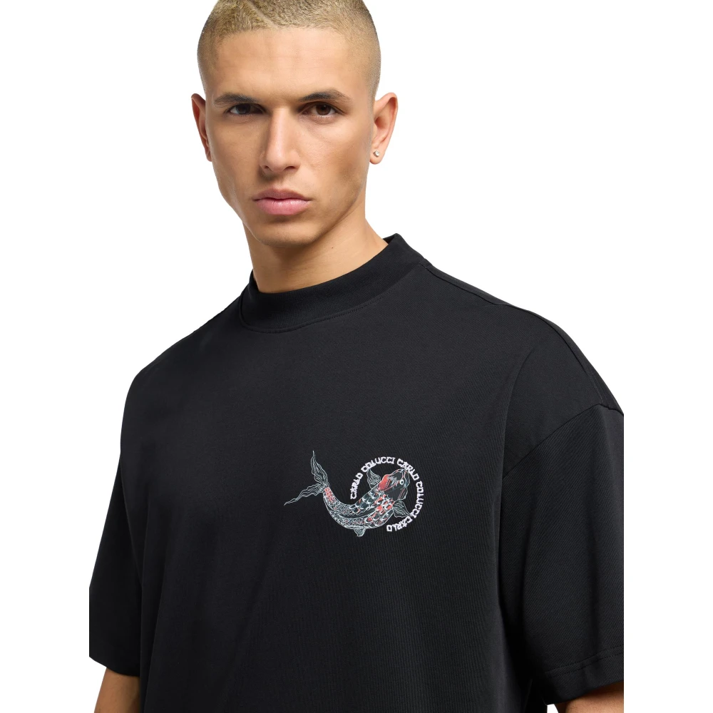 carlo colucci Milano naar Tokyo Dorio T-shirt Black Heren