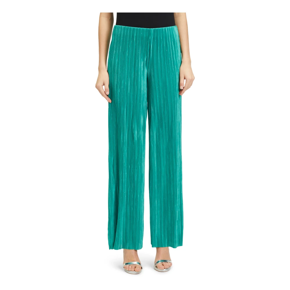 Vera Mont Moderne Fit Broek Rechte Snit Green Dames