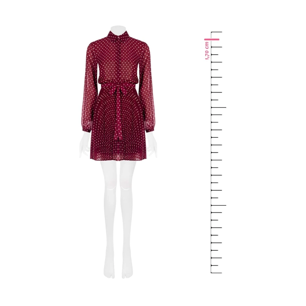 RINASCIMENTO Winter Jurk Collectie 2024 25 Red Dames