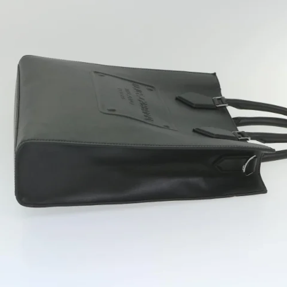 Dolce & Gabbana Pre-owned Leather totes Black Dames