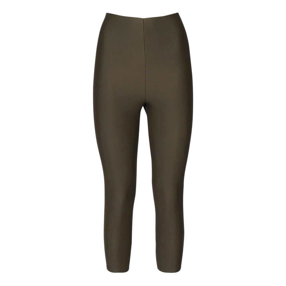 Andamane Groene Leggings Met Hoge Taille Green Dames