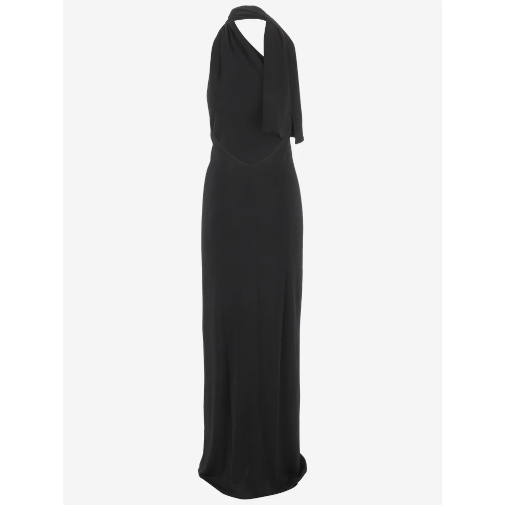 Khaite Zwarte Roza Jurk Black Dames