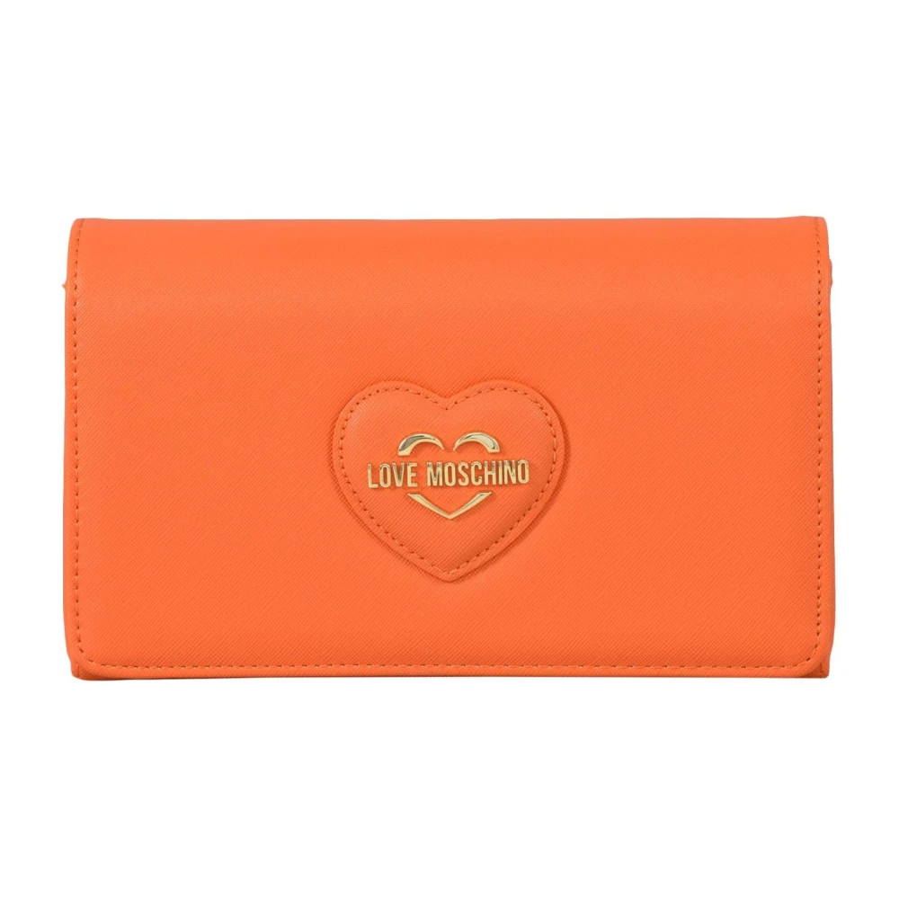 Love Moschino Stijlvolle PU Schoudertas Pink Dames