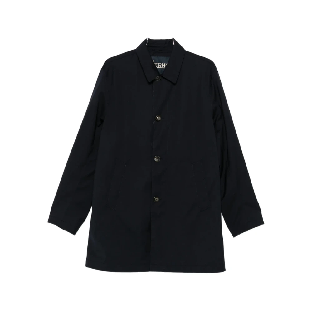 Herno Uomo Blu - Cappotto Monopetto - Coats - 3XL