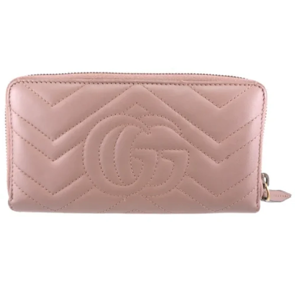 Gucci Vintage Pre-owned Leather wallets Pink Dames