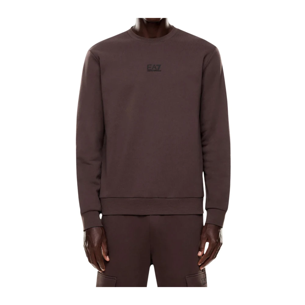 Emporio Armani Ea7 Herren Braun Sweatshirts & Hoodies, Mgröße: