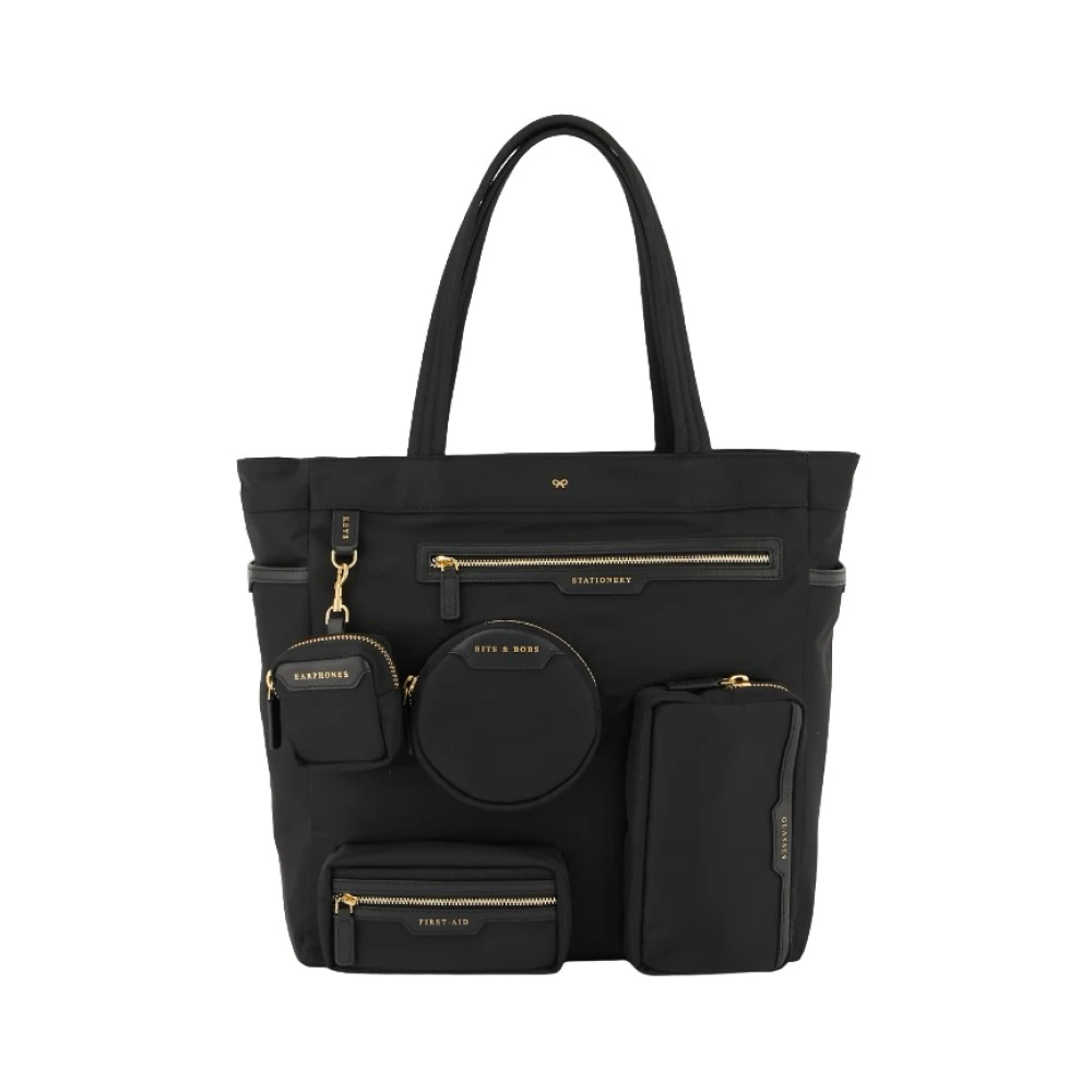Anya Hindmarch Zwarte tassen voor een stijlvolle uitstraling Black Dames