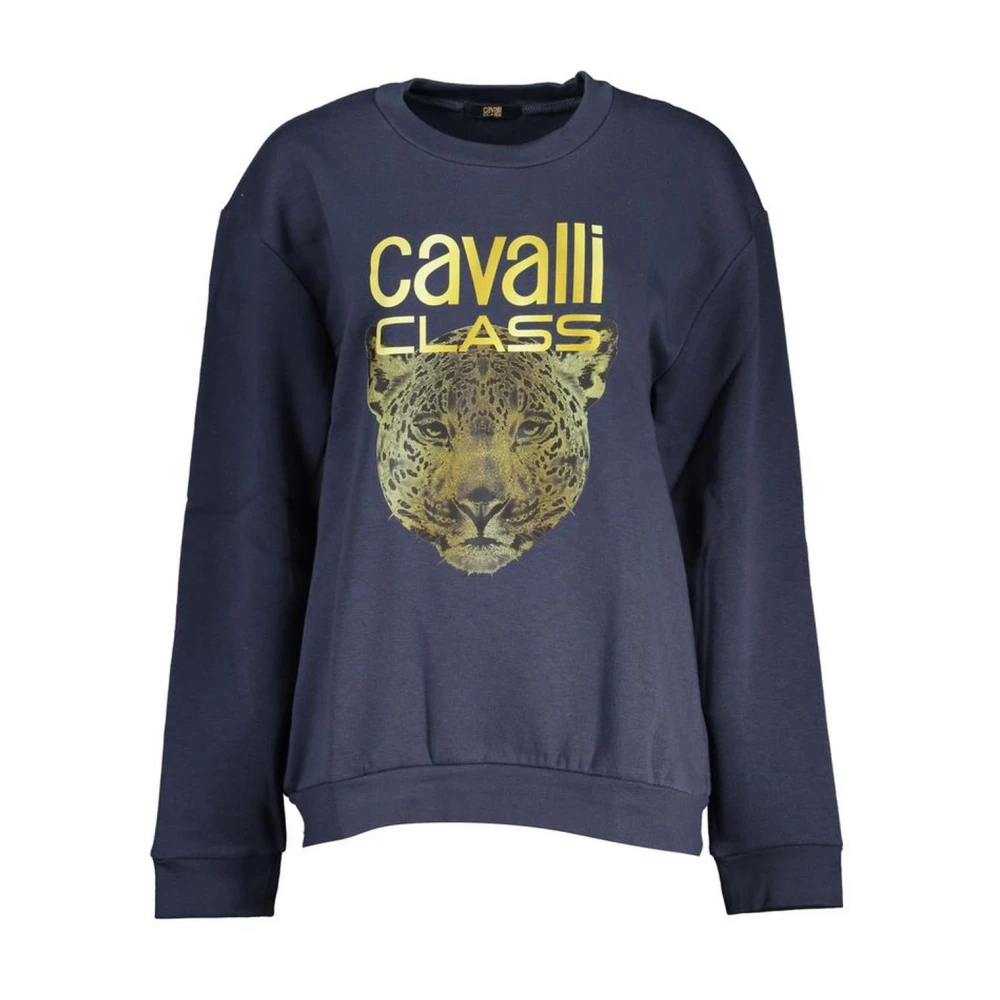 Cavalli Class Sweatshirts Blue Dames
