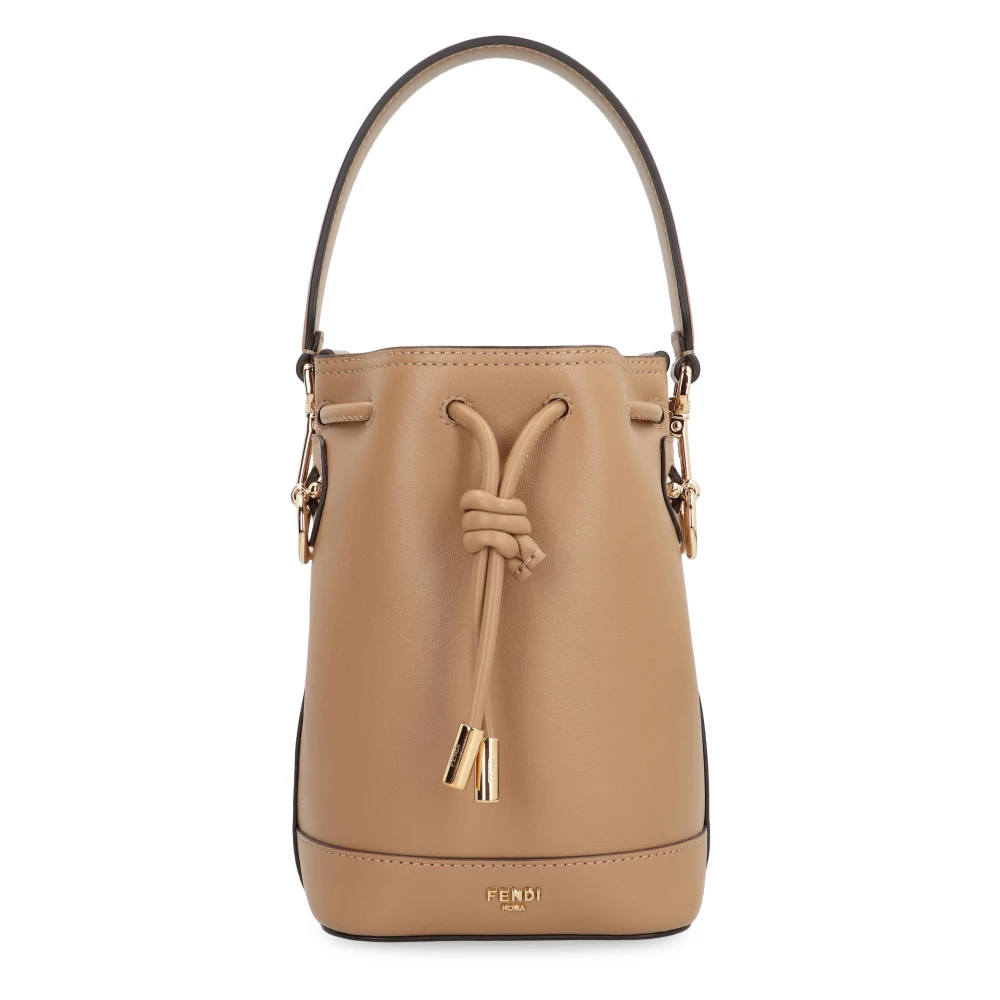 Fendi Vrouw Beige Tassen Dames, One Size, Bucket Bags