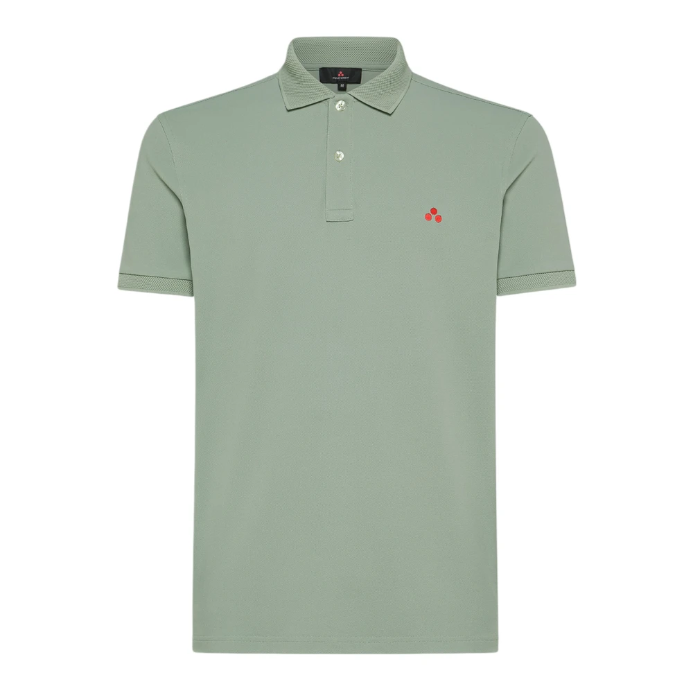 Peuterey Groene Plantago Polo T-shirt Green Heren