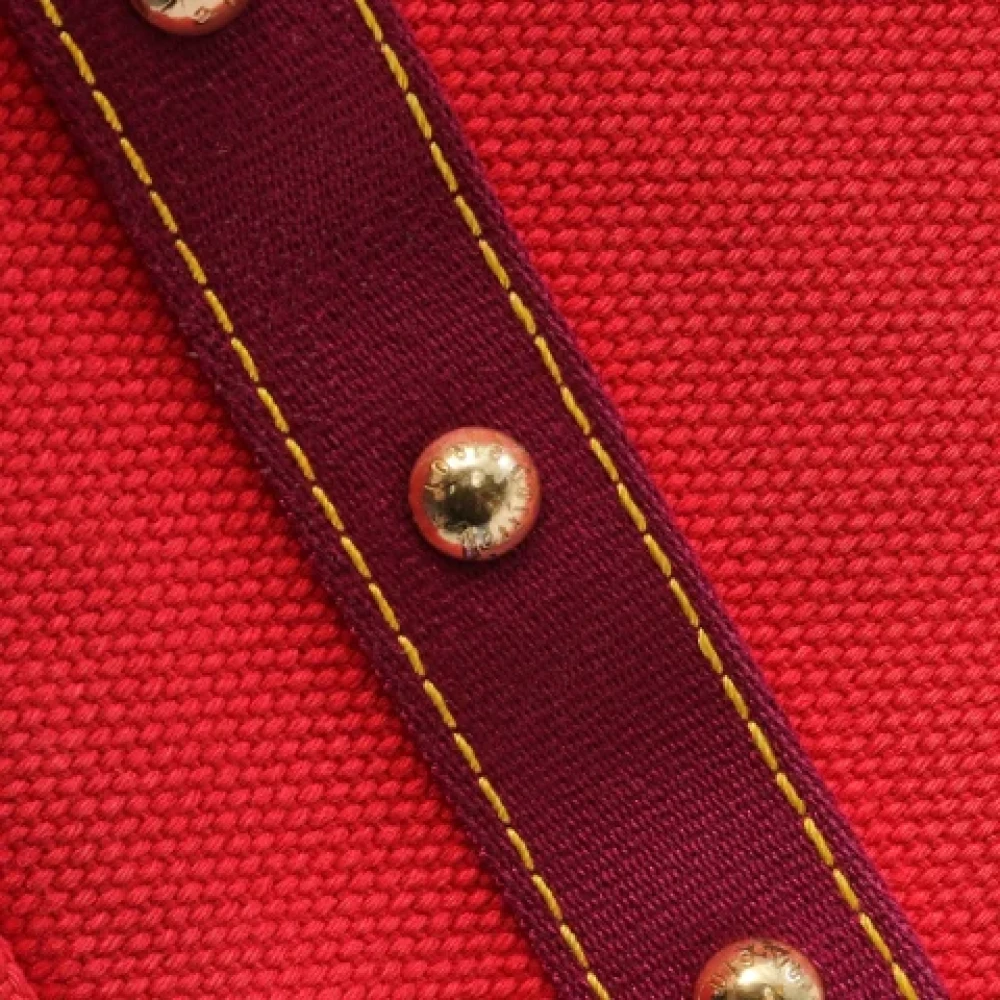 Louis Vuitton Vintage Pre-owned Canvas shoulder-bags Red Dames