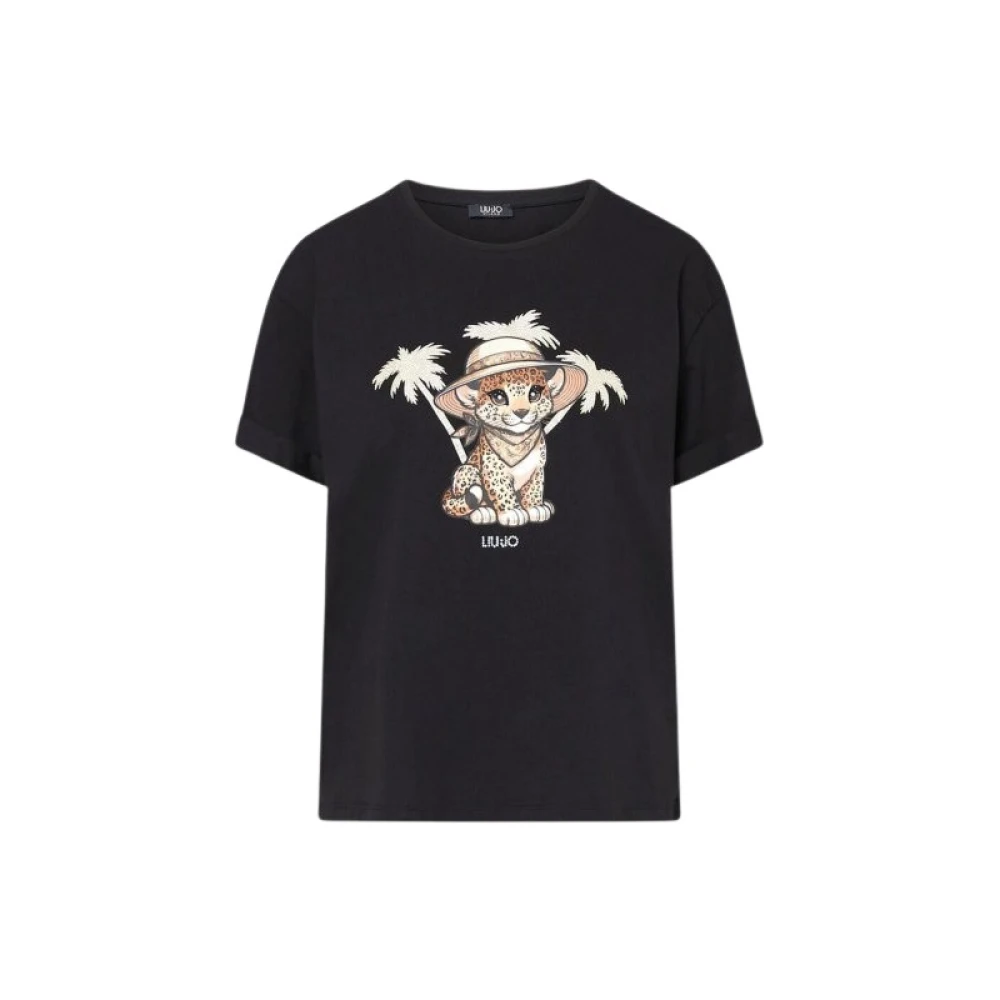 Liu Jo Donna Nero Top, M, New,
