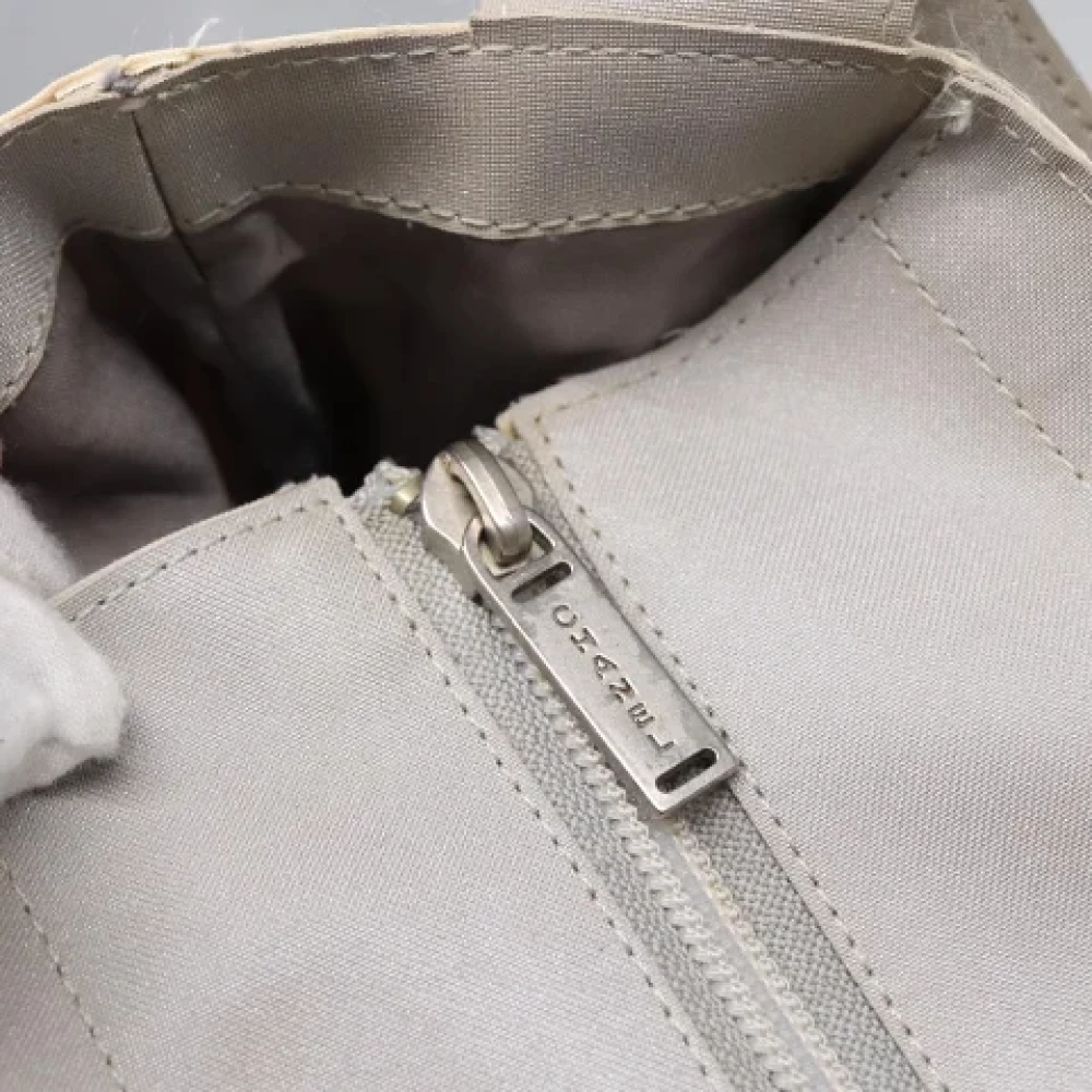 Chanel Vintage Pre-owned Canvas totes White Dames