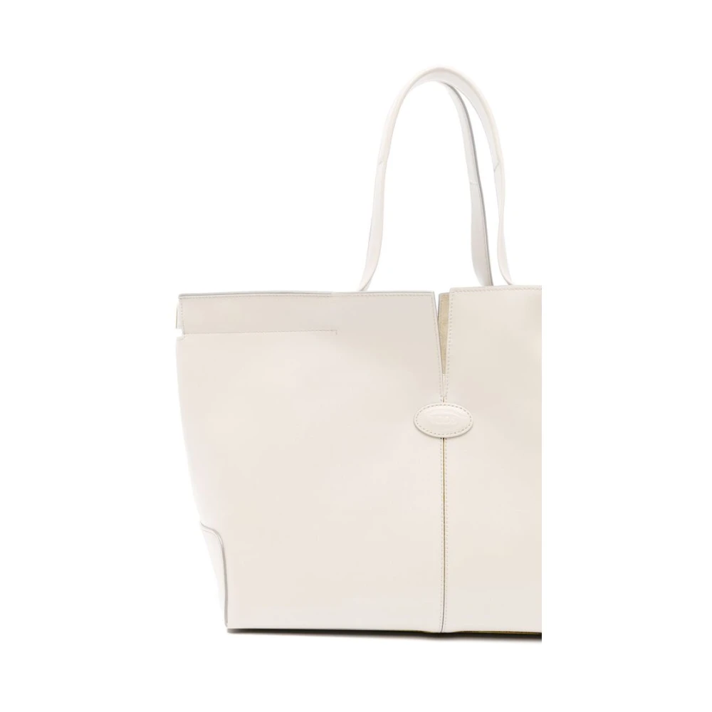 TOD'S Witte Handtas met Afneembare Pouch White Dames