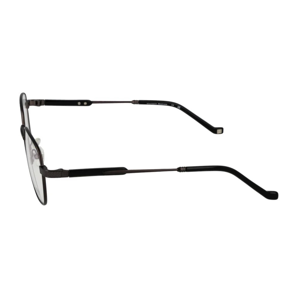 Hackett Gunmetal Square Blue-Filter Optische Frames Gray Heren