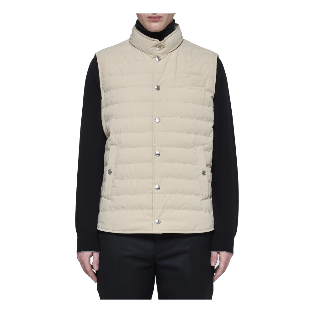 BRUNELLO CUCINELLI Luxe Wollen Jassen Beige Heren