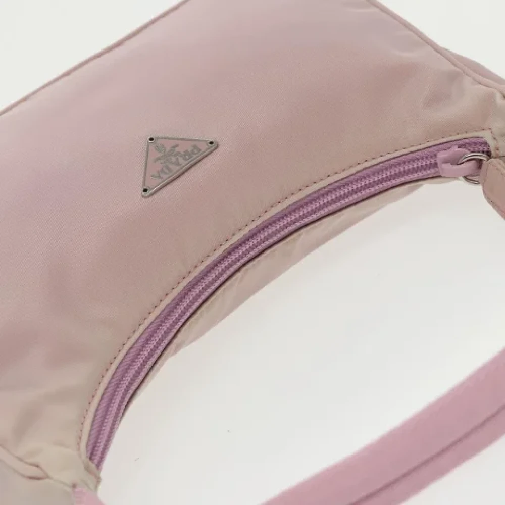 Prada Vintage Pre-owned Leather handbags Pink Dames