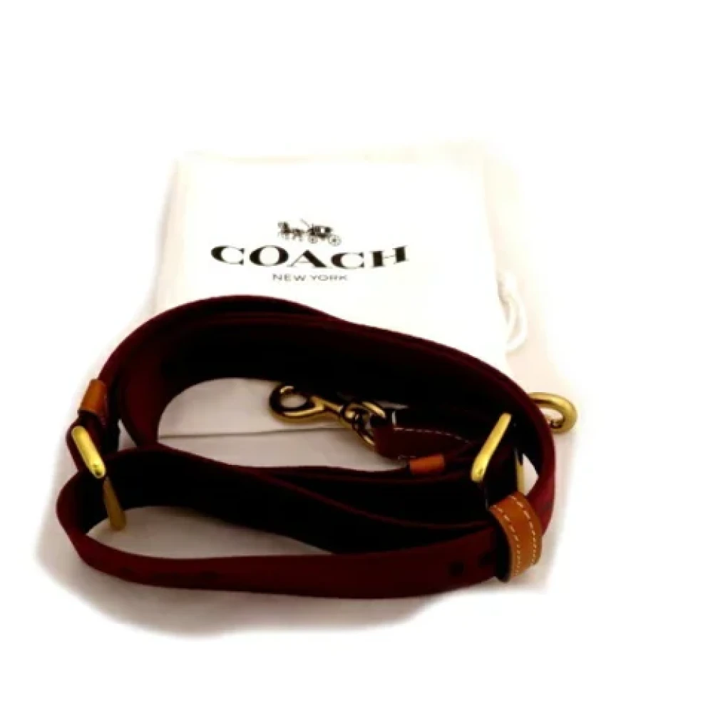 Coach Pre-owned Plastic handbags Beige Dames