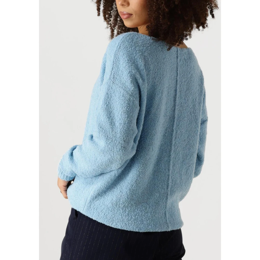 Nukus Matilde Boucle Pullover Sweater Blue Dames
