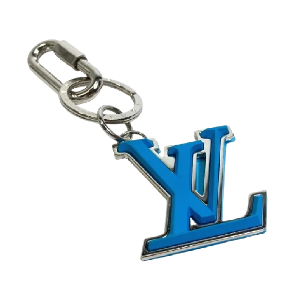 Louis Vuitton Vintage Pre-owned Fabric key-holders Blue Dames
