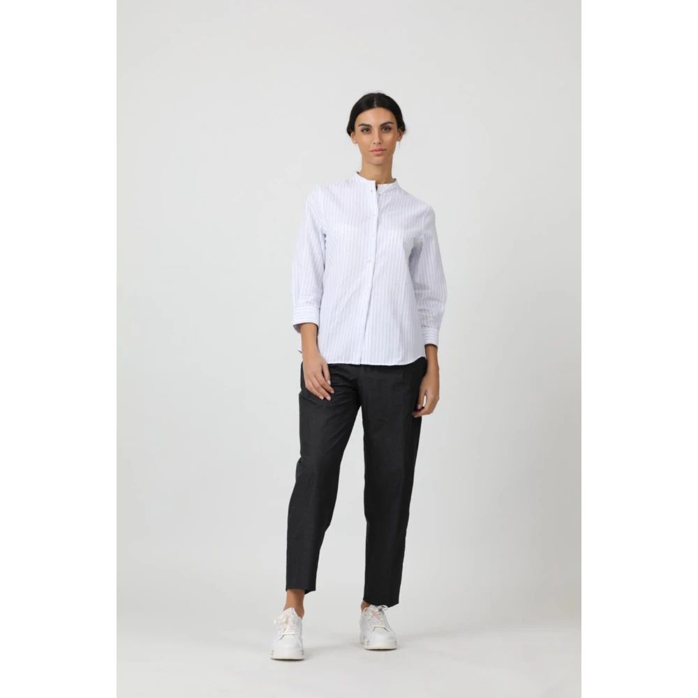 Aspesi Casual Katoenen Broek Black Dames