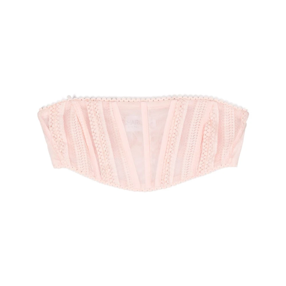 Charo Ruiz Ibiza Stoffige Roze Top Fhary Blouse Pink Dames